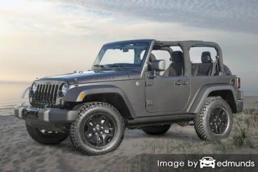 Insurance quote for Jeep Wrangler in Oakland